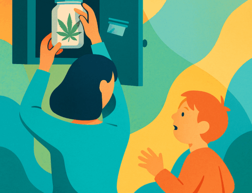 Sicheres Aufbewahren von Cannabis vor Kindern